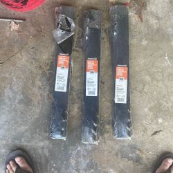 60” Commercial riding motor blades three pack
