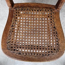 Caned, Oak Chair