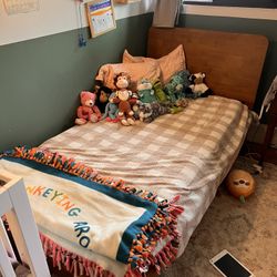 Two Really High Quality Walnut Wood Twin Bed’s