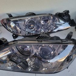 04-09 Mazda 3 Projector Headlights Luces Calaveras Micas Faros Focos Faroles 
