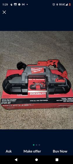 Milwaukee '18 Volt' 2829-22 M18 FUEL Compact Band Saw 