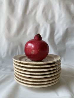 speckled salad plates