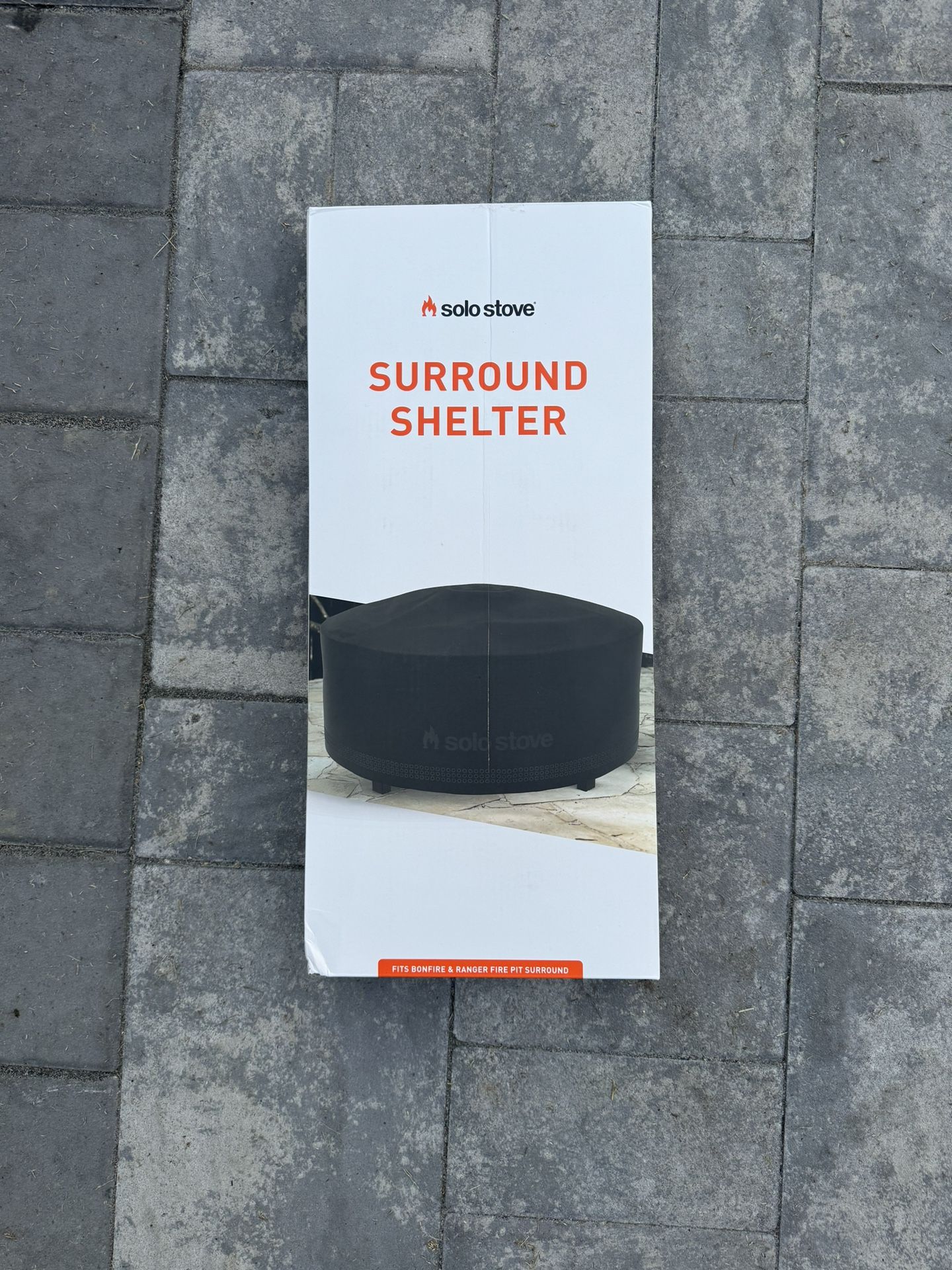 Solo stove surround shelter
