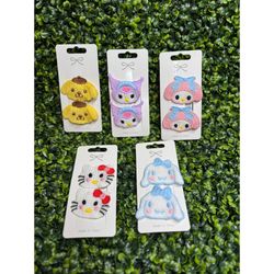 Crochet 🧶 Hair Clips Hello Kitty & Friends 