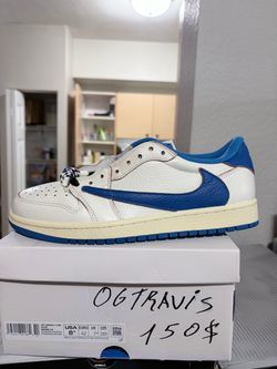 Jordan Low white and blue sizes 8, 9, 10, 11, 12