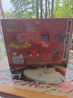 GT-73 4-in-1 Gift Set - Spider-Man edition - a kids novelty bundle you see a lot in gift shops.