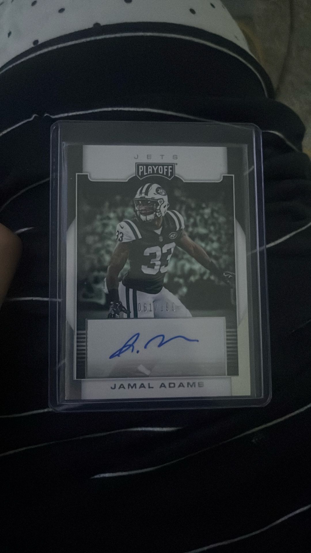 Jamal Adam’s rookie Autograph card 61/175