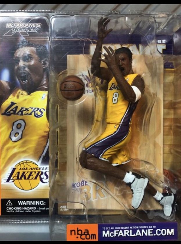 McFarlane Toys NBA Basketball Series 1 Kobe Bryant Lakers Action Figure MIB New