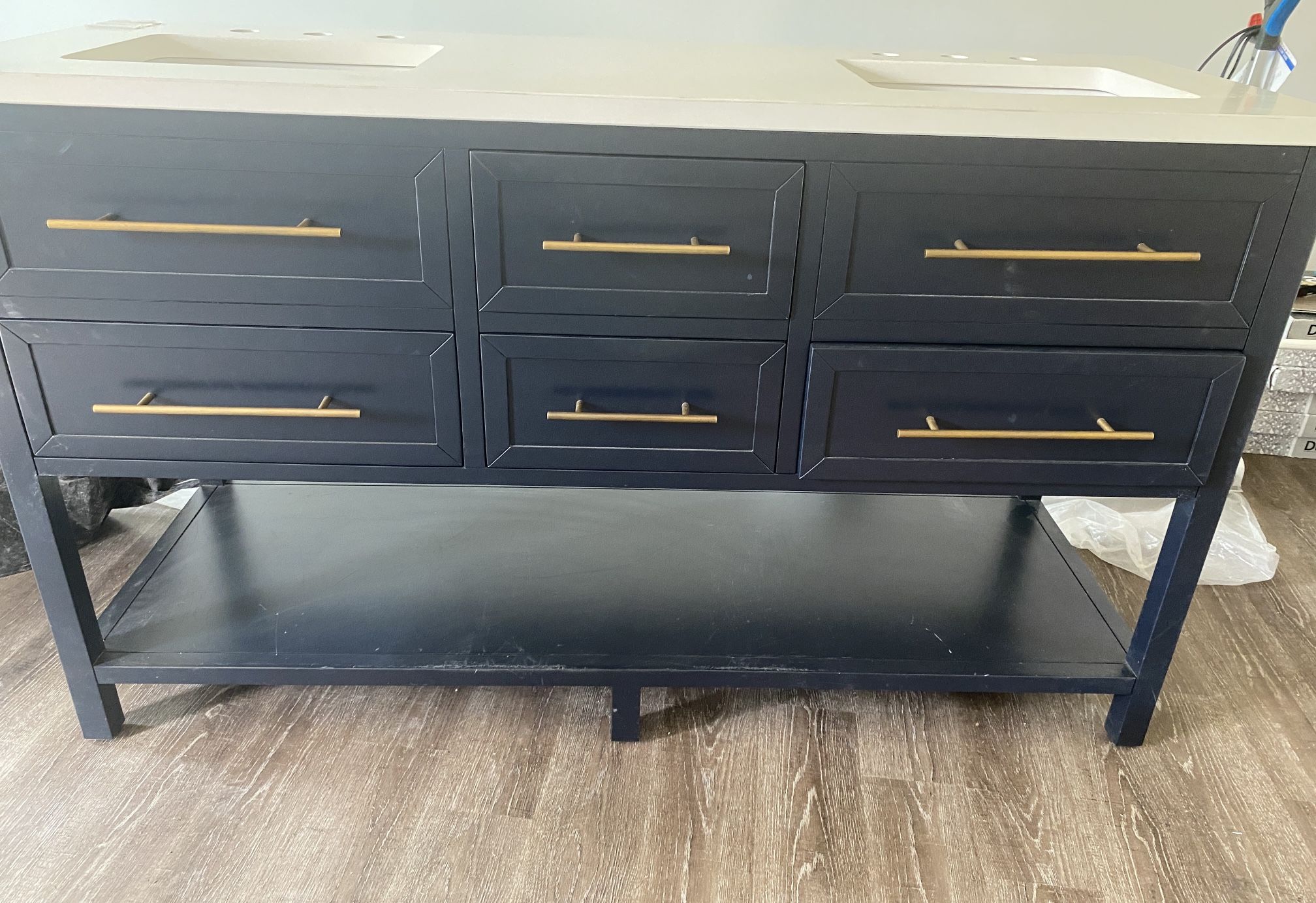 Signature Hardware Robertson 60" Double Vanity Set