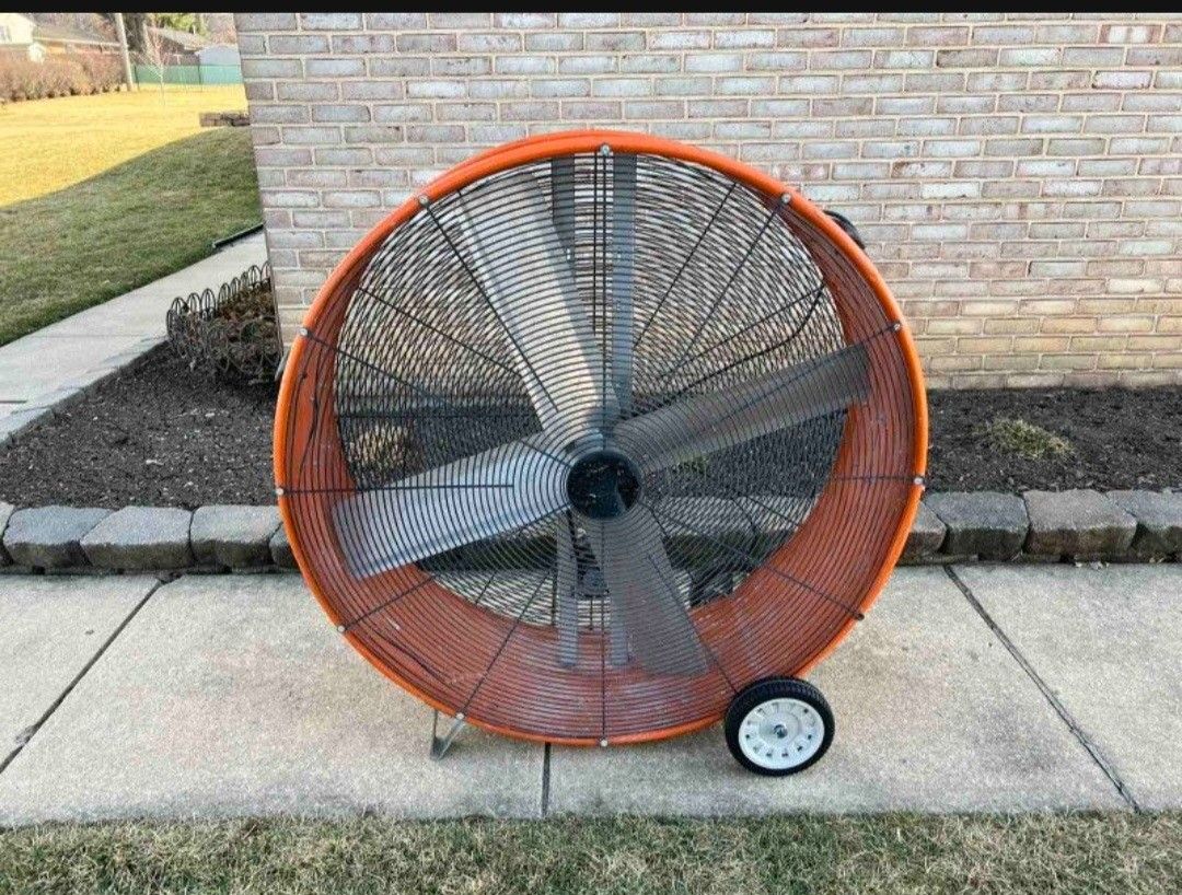 42 in. Heavy Duty Belt Drive Drum Fan