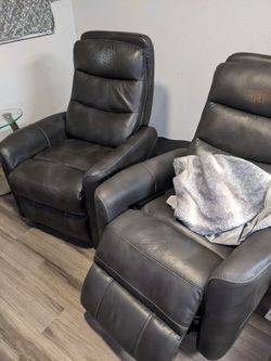 Two recliner chairs