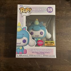 Hello Kitty Funko Cinnamonroll Hot Top Flocked Exclusive
