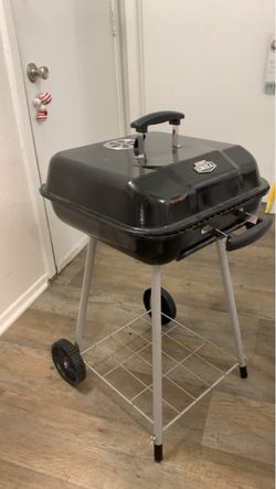 Used Portable Charcoal Grill with Wheels