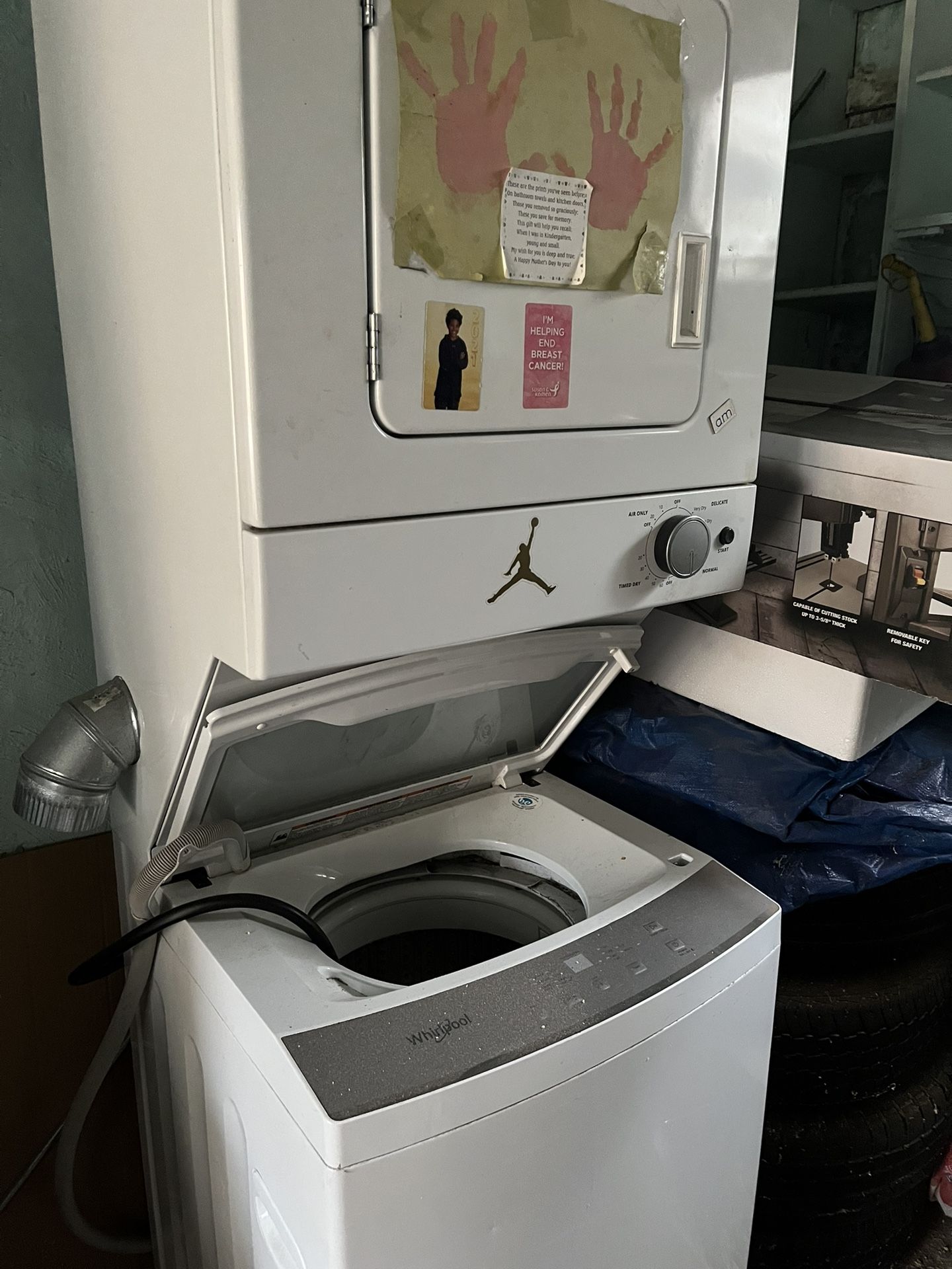Stacked Whirlpool Washer And Dryer