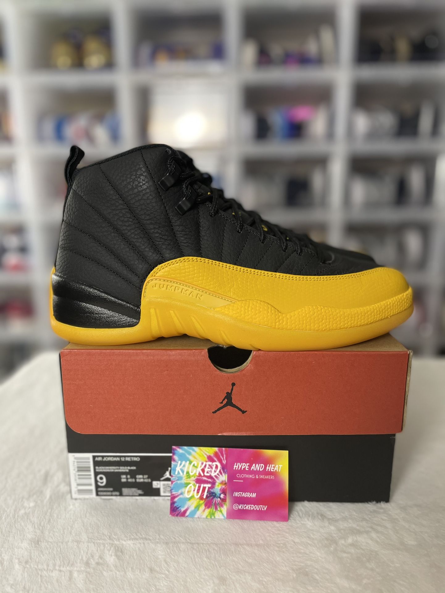 NEW* Nike Air Jordan 12 “University Gold” Size Men