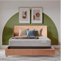 BeautySleep Amber Bliss Full Size Medium Euro-Top Mattress Set With 9” Box Spring Included Brand New Still Wrapped 