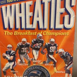 2002 Wheaties cereal patriots Super Bowl