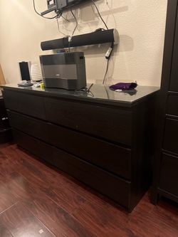 Black ikea dresser