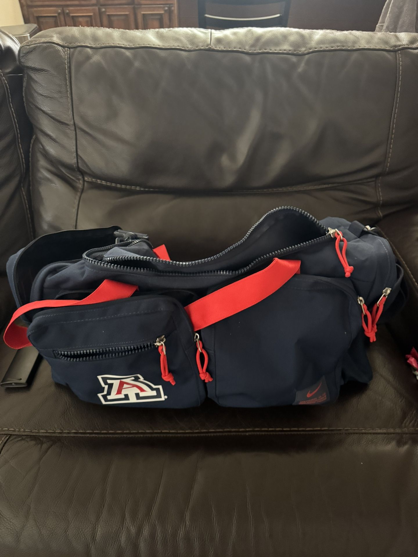 Arizona football duffle bag