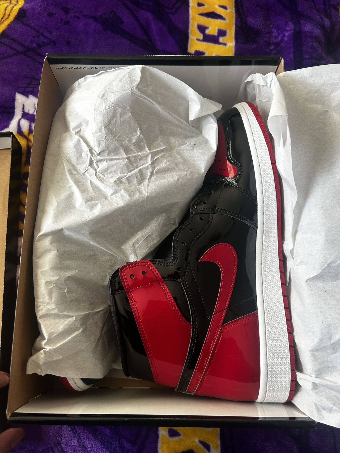 Jordan 1 Patent Bred 
