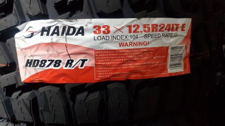 Haida Tires | 33×12.5R24LTE | HD878 R/T