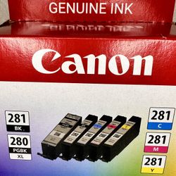 Canon Genuine Ink 280XL / 281 Value Pack – Brand New, Sealed