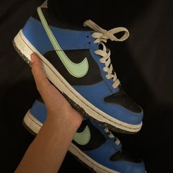 Nike Dunk Low SE GS 'Black Light Photo Blue Mint Foam'