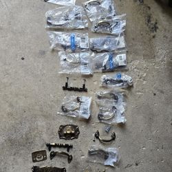 20+ Antique Brass Finish Cabinet Pulls - See complete description