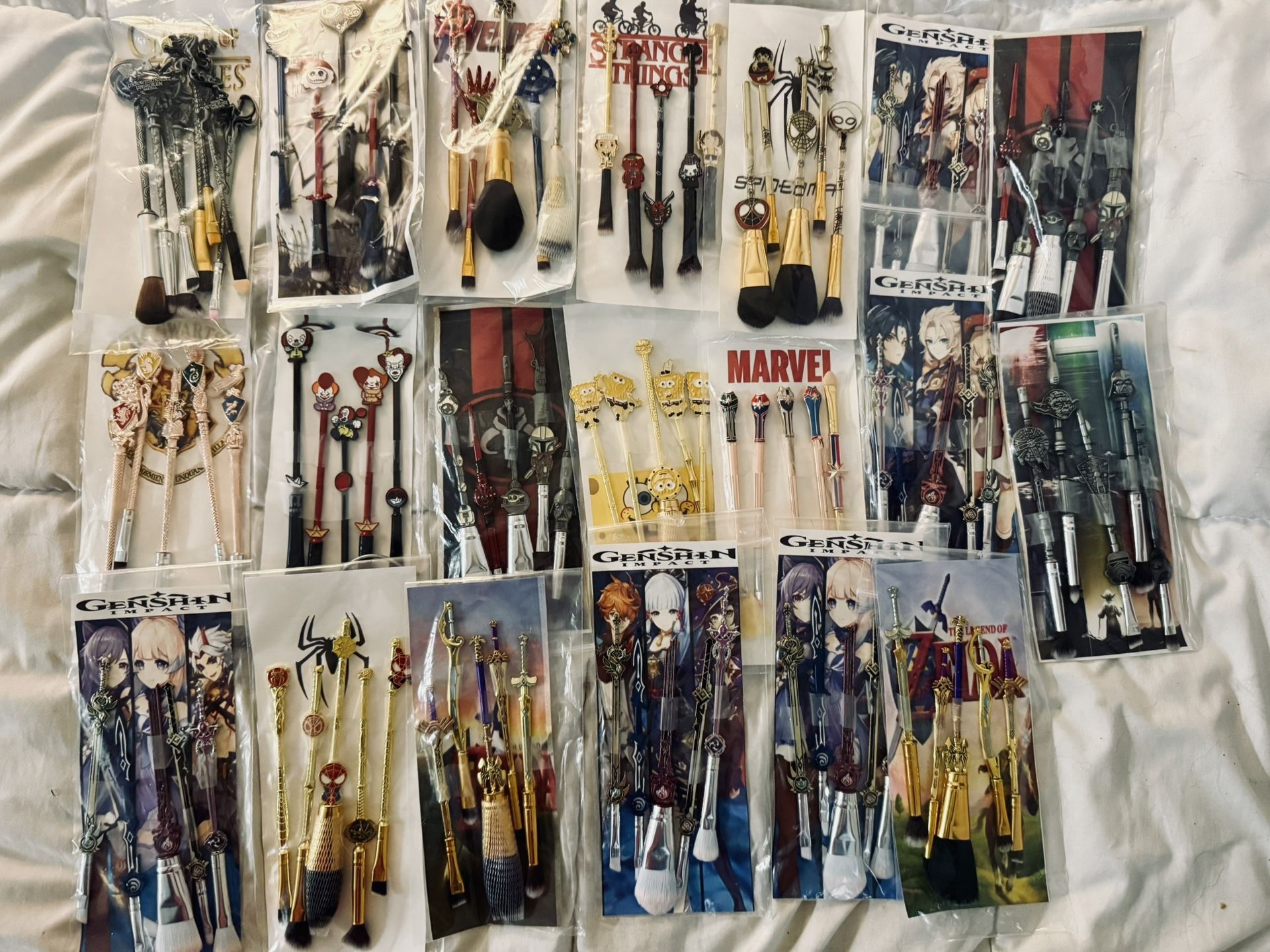 Fun themed Makeup brushes!