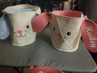 Personalized Easter Bunny Baskets