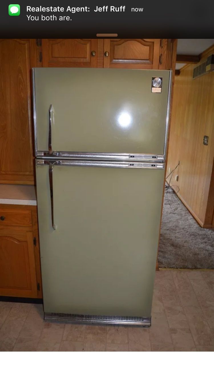 1970s Vintage Avocado GE Kitchen Appliances