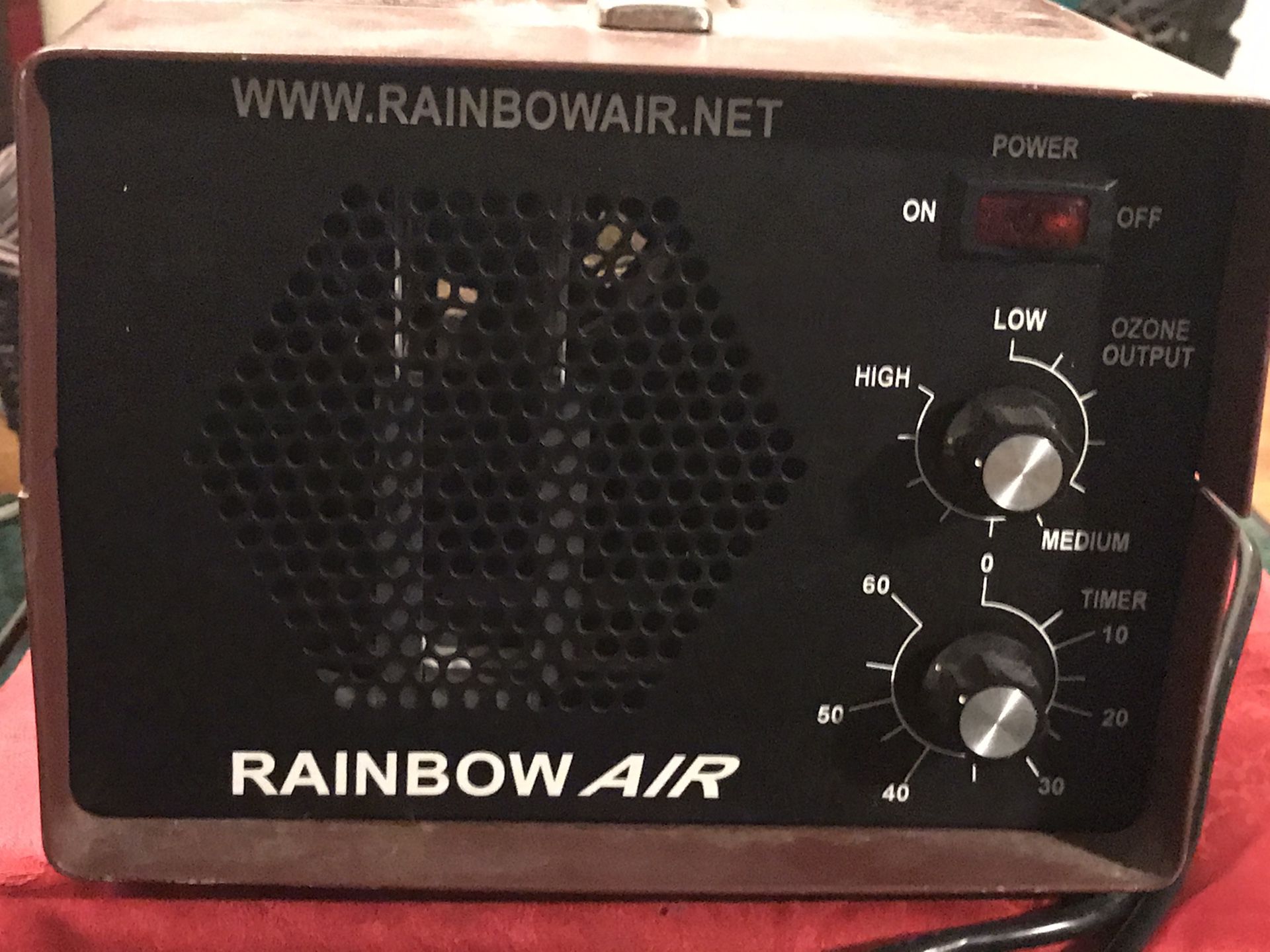 Rainbow Air Purifier Ozone Machine