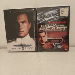 UNDER SIEGE AND BELLY OF THE BEAST DVD 