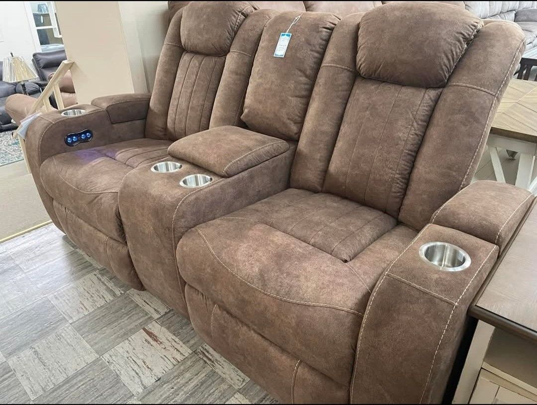 AP๐ Power Reclining Sofa & Loveseat// Financing - Delivery Available