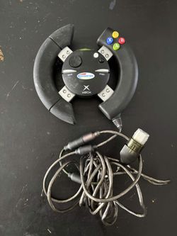Xbox Steering Wheel Controller - Original Xbox (Tested)