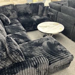 Stunning Stylish Chaise Sectional! 