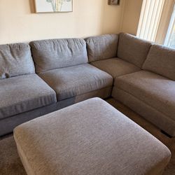 Sectional Gray Couch 