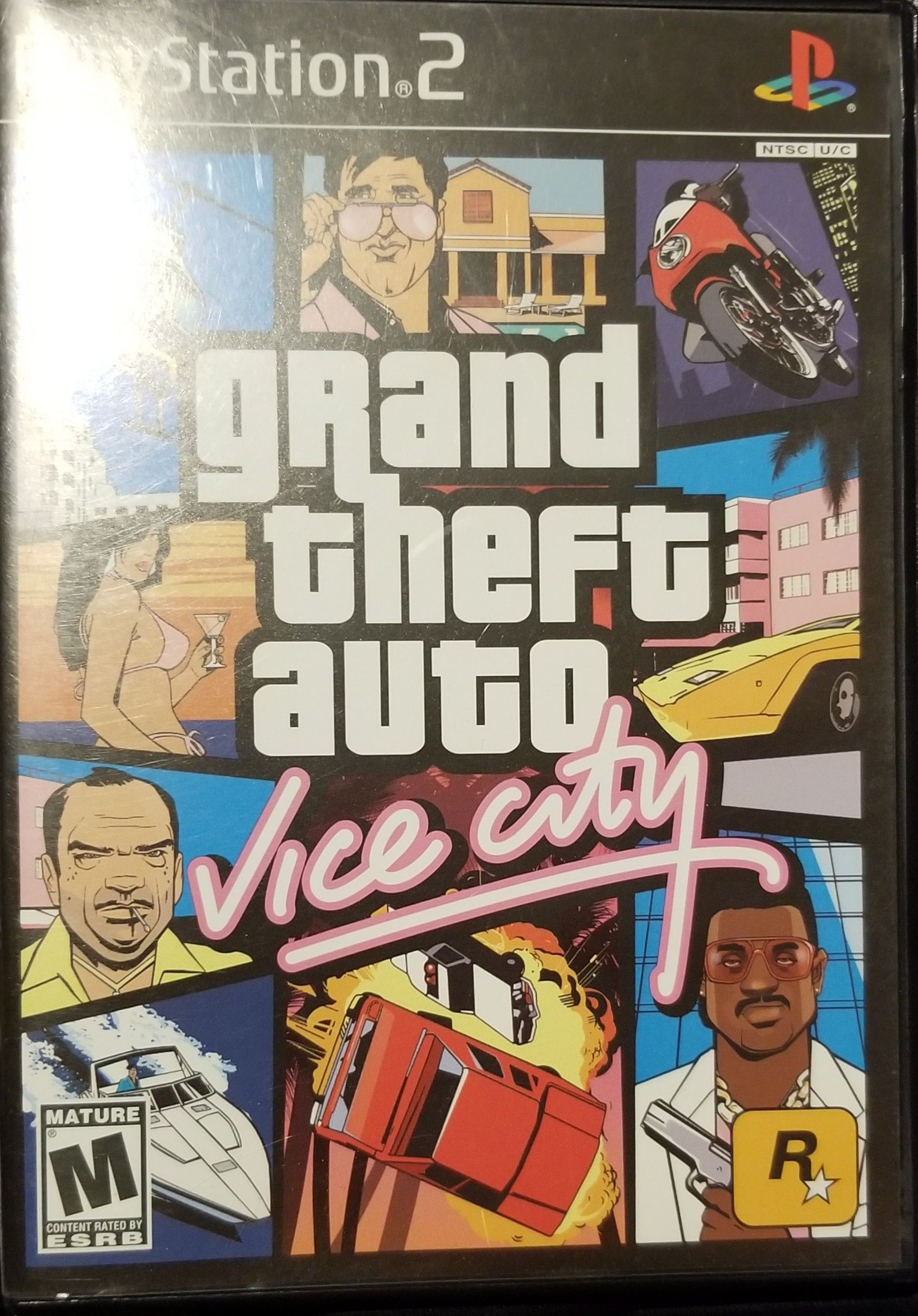 grand theft auto vice city ps2 cover