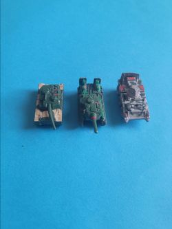 Micro Machines / Kenner, Mega Force Battle Tanks KPT89, Metal / Diecast Lot - 3