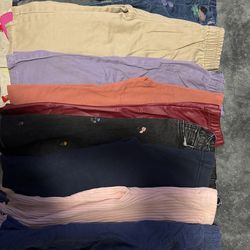 Bag full with girls clothes