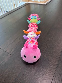 Stuffed caterpillar toy for babies