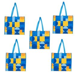 5 Walmart Reusable Shopping Tote Bag - NEW