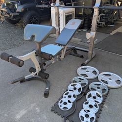 Weight Bench & Weights!