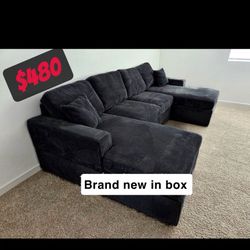 Brand New In Box Double Chaise/ 3-Piece Sectional Set