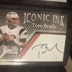 Tom Brady Auto Reprint Card 