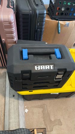 HART Black Plastic Tool Box