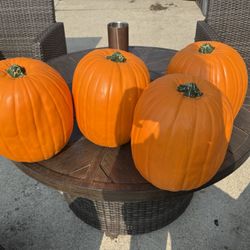 Faux Vintage Pumpkin Set