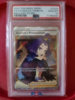 PSA Graded 10 Pokémon Trading Card