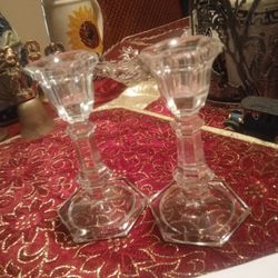 Mini Crystal Candle Holders