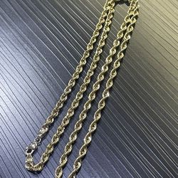 10k Gold Rope Chain 